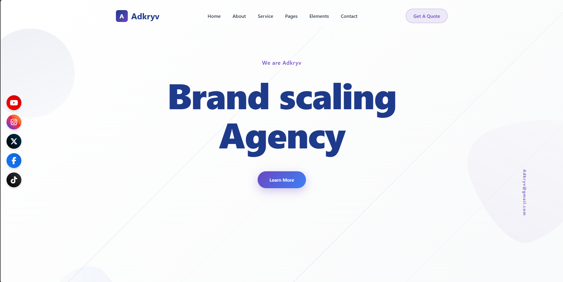 Web design and development interface showing modern website creation tools